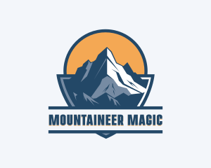 Peak Mountain Adventure logo design