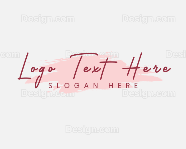 Generic Feminine Watercolor Logo