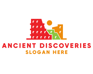 Ancient City Ruins logo design