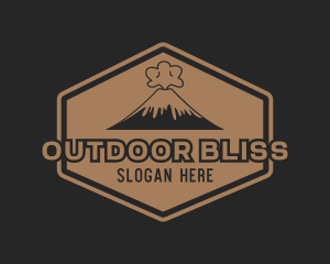 Volcanic Adventure Trekking logo design