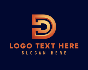 Industrial Letter D logo
