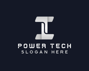 Digital Tech Programmer Letter I Logo