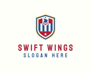 Sports Bird Shield logo design
