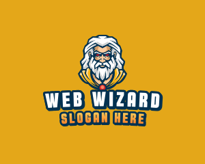 Esports Gamer Wizard logo design