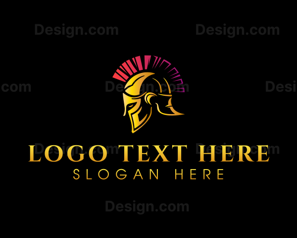 Spartan Warrior Helmet Logo