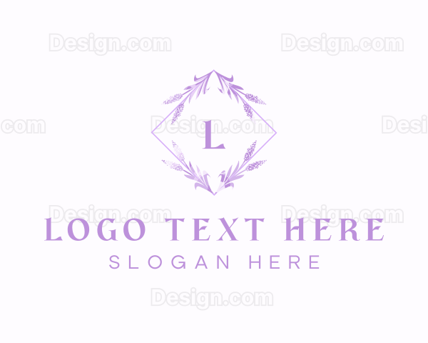 Floral Wedding Event Logo