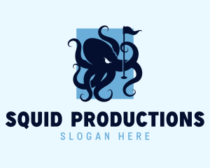 Mythical Squid Octopus logo