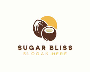 Healthy Organic Coconut logo design