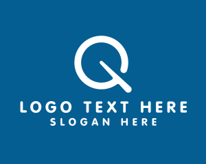 Tech Agency Digital Letter Q logo