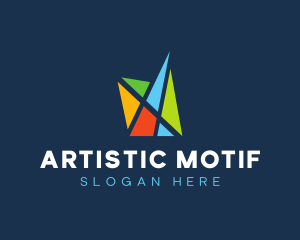 Stained Glass Artist logo design