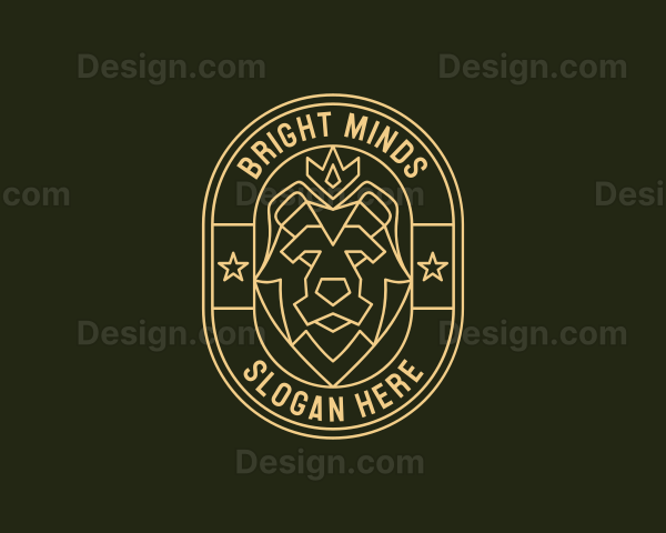 Bear Animal Heraldry Logo