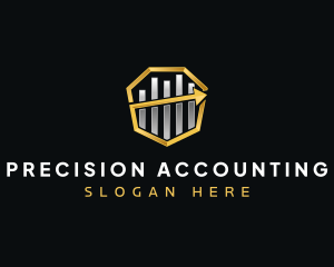 Arrow Chart Accounting logo design