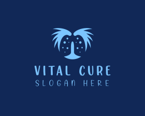 Respiratory Lung Viral Disease logo design