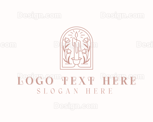 Candle Spa Decor Logo