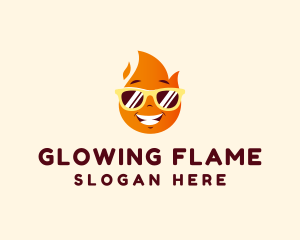 Fire Flame Sunglasses logo