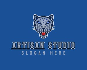 Angry Jaguar Varsity logo design