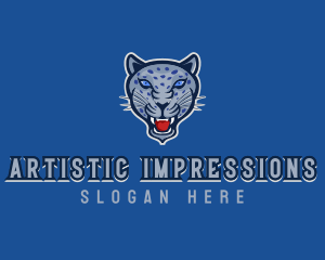 Angry Jaguar Varsity logo design