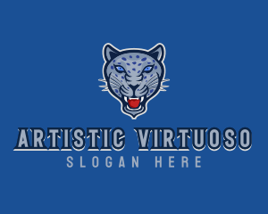 Angry Jaguar Varsity logo design