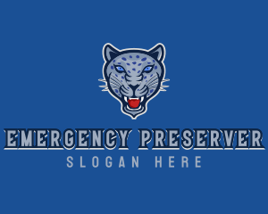 Angry Jaguar Varsity logo design