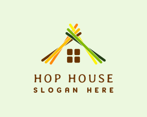 Organic Stick House logo design