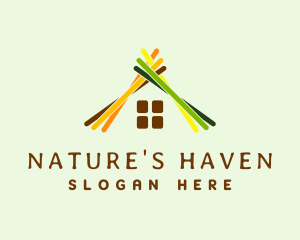 Organic Stick House logo design