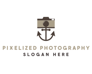 Marine Anchor Lens logo design