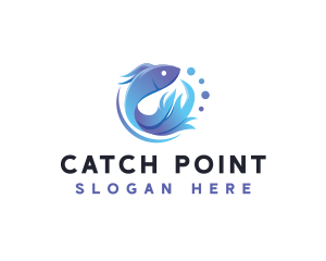 Marine Fish Aquatic logo