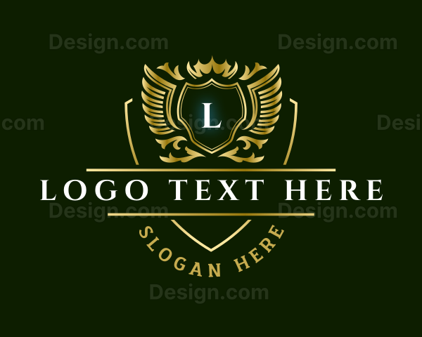 Luxury Elegant Wings Logo