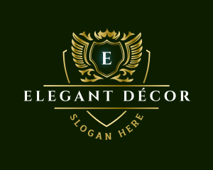 Luxury Elegant Wings logo design