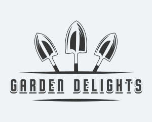 Shovel Spade Landscaping logo design