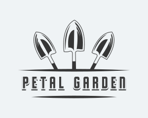 Shovel Spade Landscaping logo design