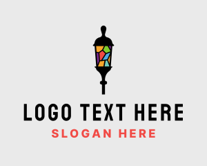 Light - Mosaic Street Light logo design
