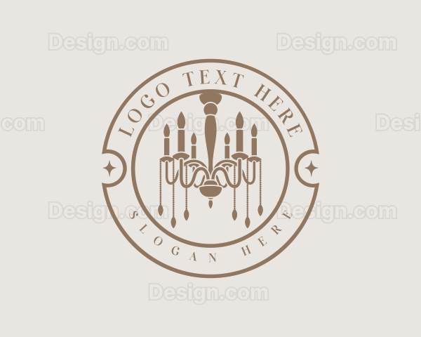 Candle Chandelier Hotel Logo