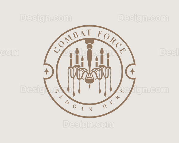 Candle Chandelier Hotel Logo