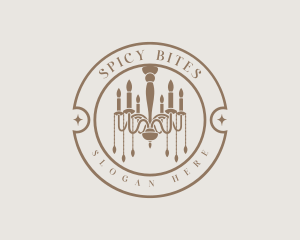 Candle Chandelier Hotel Logo