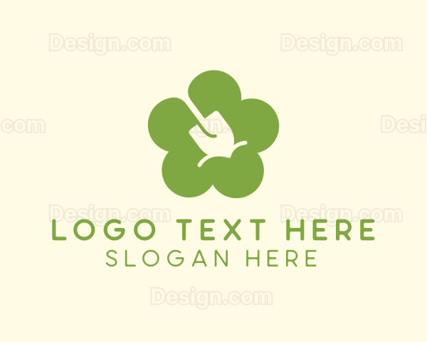 Landscaping Flower Shovel Logo