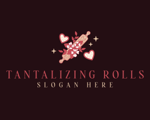 Rolling Pin Bakery Heart logo design