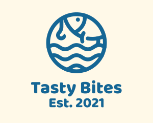 Monoline Fishing Badge logo