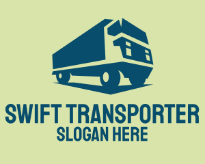 Freight Truck Transport logo design