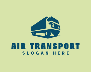 Freight Truck Transport logo design