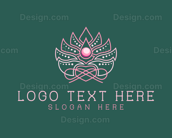 Lotus Flower Wellness Logo