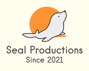 Baby Seal Sunset  logo