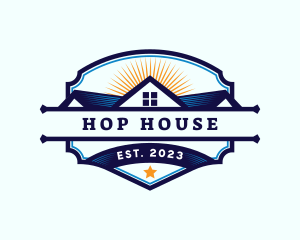 Roof House Property logo design