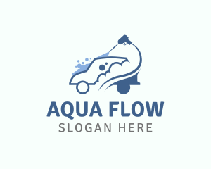 Pressure Hose Cleaning logo design