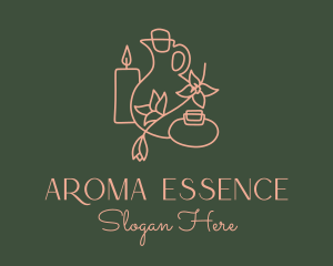 Wellness Spa Aromatherapy logo design