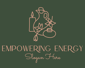 Wellness Spa Aromatherapy logo design