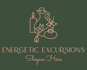 Wellness Spa Aromatherapy logo design