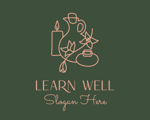 Wellness Spa Aromatherapy logo design