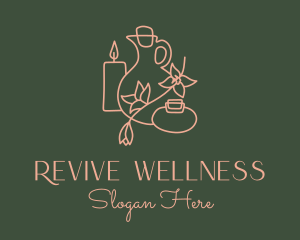 Wellness Spa Aromatherapy logo design