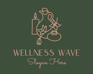 Wellness Spa Aromatherapy logo design